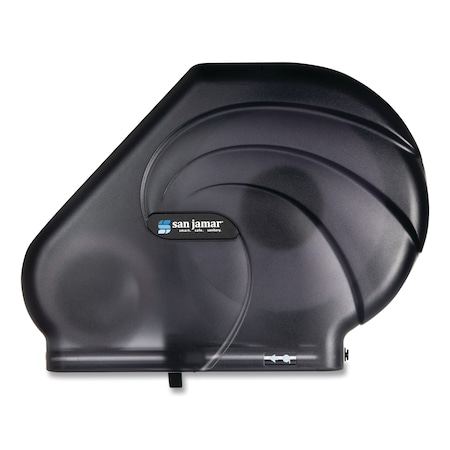 San Jamar Oceans Reserva Jumbo Tissue Dispenser w/Stub, 16.75x5.5x12.25, Black SAN R3090TBK